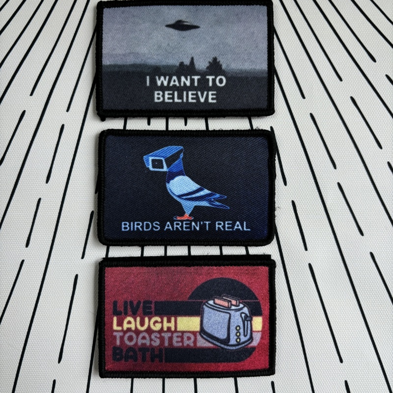 Fun Printed Tactical Patches B - Urban Backpack Tactical recension och pris