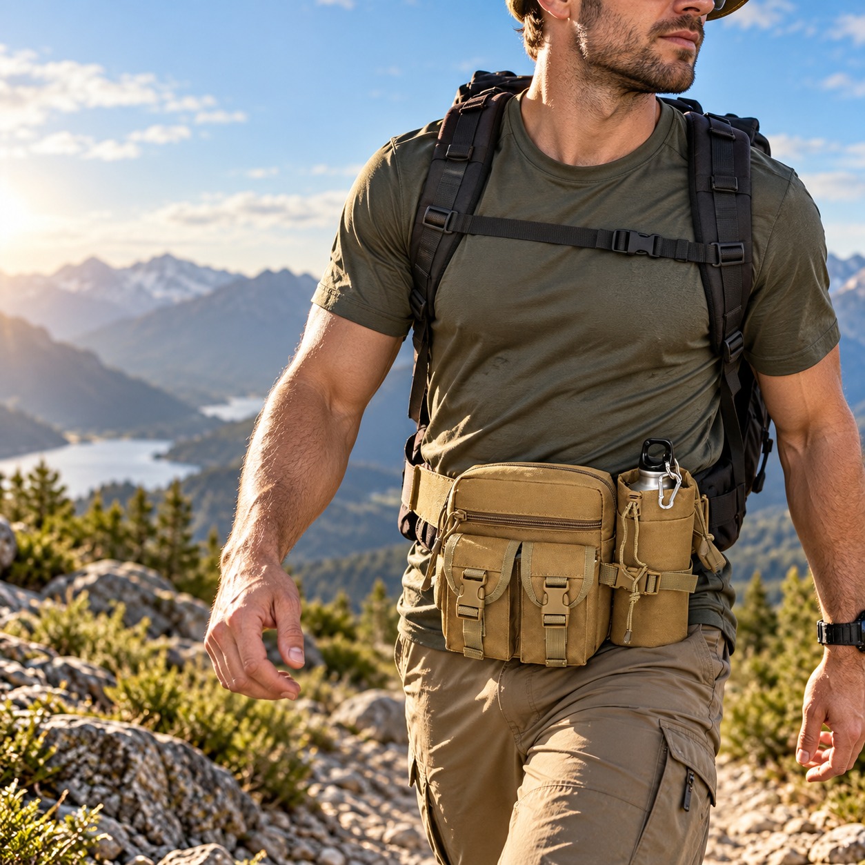 Multifunctional Tactical Fanny - Hiking Backpack Waterproof recension och pris